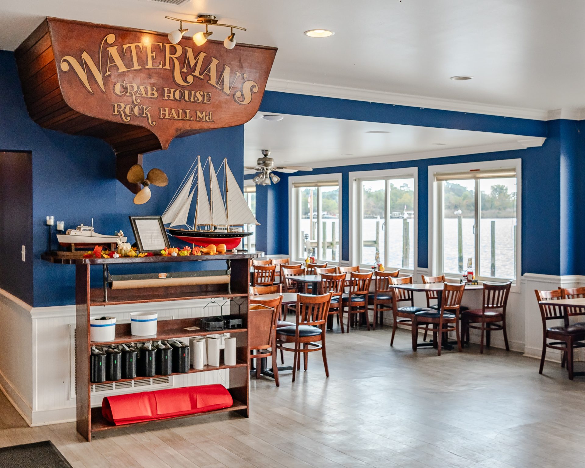The waterfront table