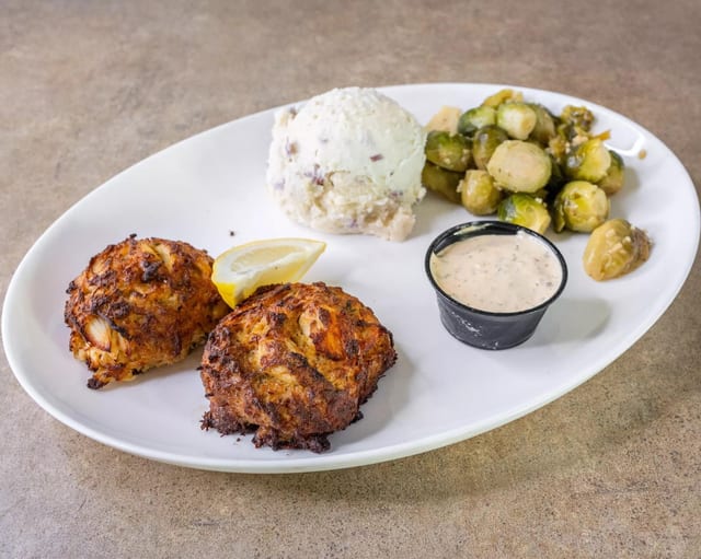 Double Crab Cakes.