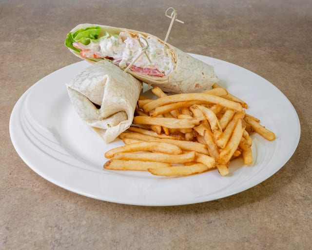 Shrimp Salad Wrap.