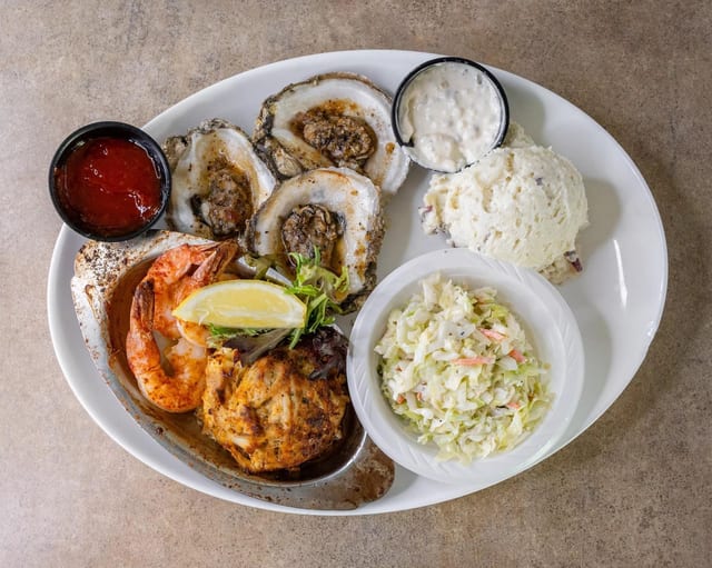 Seafood Trio.